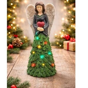 NEW IN BOX Winter Lane 14" LED Lighted Resin
Angel